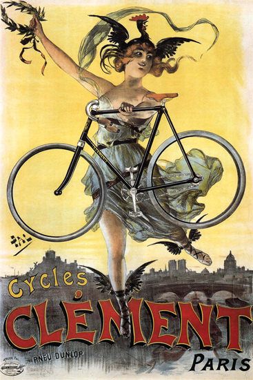 Clement Cycles Paris France | Sex Appeal Vintage Ads and Covers 1891-1970