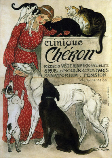 Clinique Cheron Medecin Veterinaire Paris | Sex Appeal Vintage Ads and Covers 1891-1970