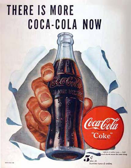 Coca-Cola Coke 1947 There Is More Coca-Cola | Vintage Ad and Cover Art 1891-1970