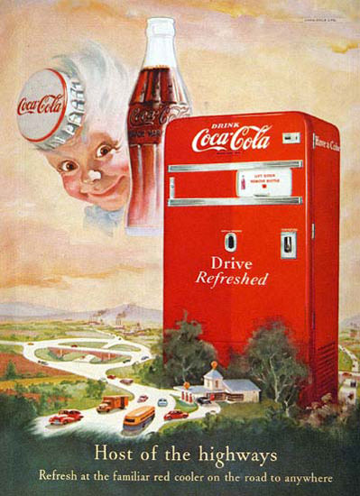 Coca-Cola Host Of The Highways 1951 | Vintage Ad and Cover Art 1891-1970