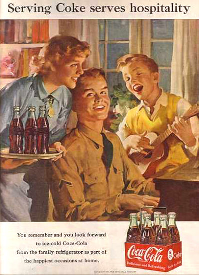 Coca-Cola Musicians 1951 | Vintage Ad and Cover Art 1891-1970