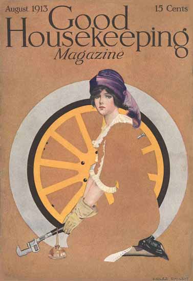 Coles Phillips Good Housekeeping August 1913 Copyright Sex Appeal | Sex Appeal Vintage Ads and Covers 1891-1970