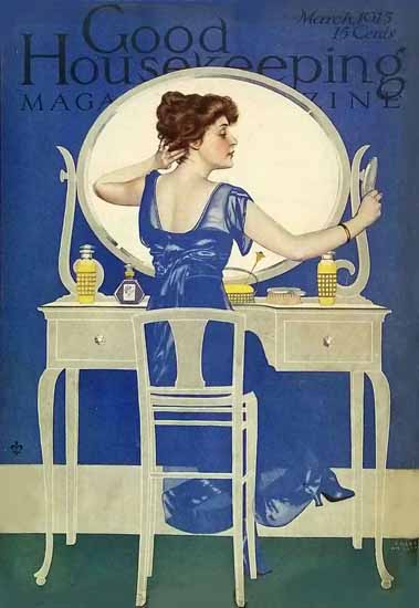 Coles Phillips Good Housekeeping March 1915 Copyright Sex Appeal | Sex Appeal Vintage Ads and Covers 1891-1970