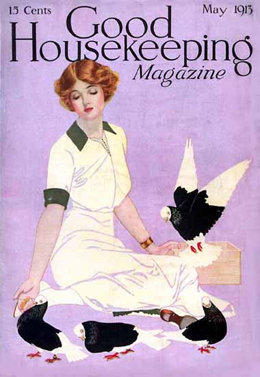 Coles Phillips Good Housekeeping May 1913 Copyright C | 200 Coles Phillips Magazine Covers and Ads 1908-1927