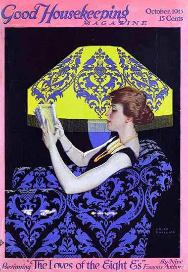 Coles Phillips Good Housekeeping October 1915 Copyright C | 200 Coles Phillips Magazine Covers and Ads 1908-1927