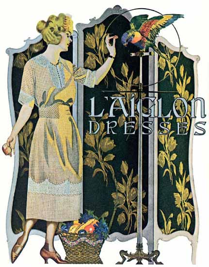 Coles Phillips LAiglon Dresses C | 200 Coles Phillips Magazine Covers and Ads 1908-1927