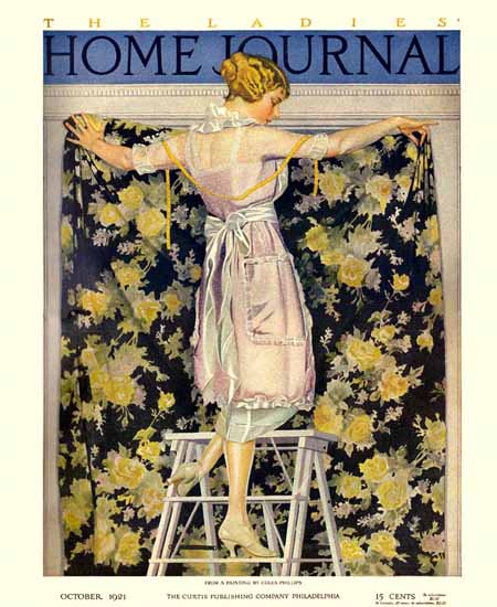 Coles Phillips Ladies Home Journal October 1921 Copyright C | 200 Coles Phillips Magazine Covers and Ads 1908-1927