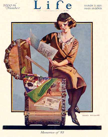 Coles Phillips Life Magazine 1883 1921-03-03 Copyright Sex Appeal | Sex Appeal Vintage Ads and Covers 1891-1970