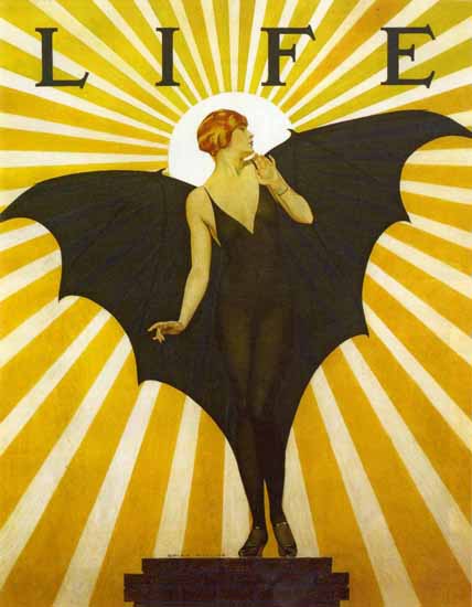 Coles Phillips Life Magazine 1927 Flapper Copyright C | 200 Coles Phillips Magazine Covers and Ads 1908-1927