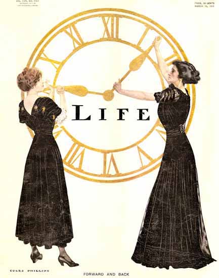 Coles Phillips Life Magazine Forward and Back 1911-03-16 Copyright C | 200 Coles Phillips Magazine Covers and Ads 1908-1927