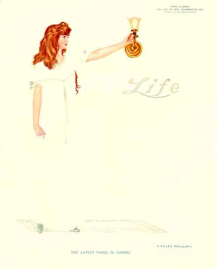 Coles Phillips Life Magazine The Latest 1911-11-30 Copyright Sex Appeal | Sex Appeal Vintage Ads and Covers 1891-1970