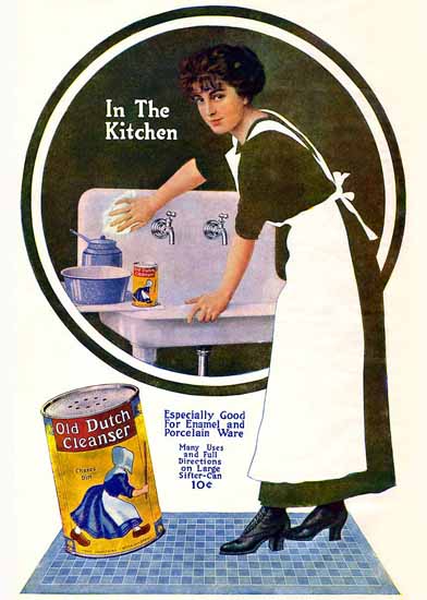 Coles Phillips Old Dutch Cleanser 1912 Sex Appeal | Sex Appeal Vintage Ads and Covers 1891-1970