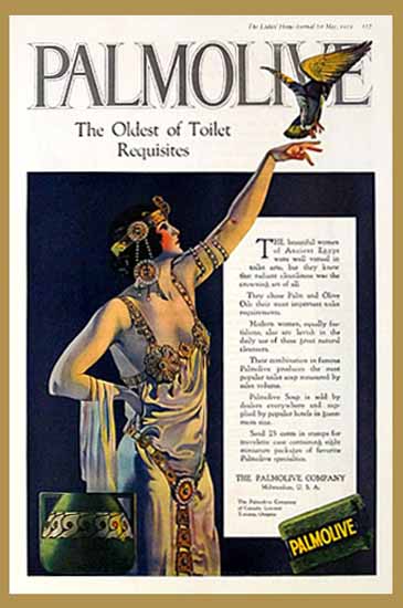 Coles Phillips Palmolive Ancient Egypte C | 200 Coles Phillips Magazine Covers and Ads 1908-1927