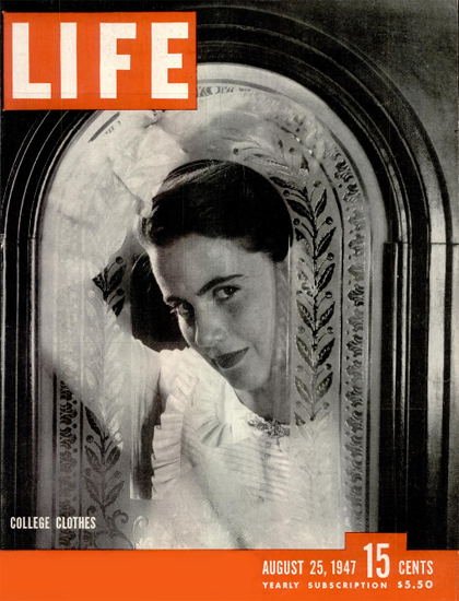 College Clothes 25 Aug 1947 Copyright Life Magazine | Life Magazine BW Photo Covers 1936-1970