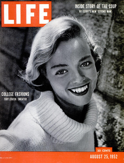 College Fashions 25 Aug 1952 Copyright Life Magazine | Life Magazine BW Photo Covers 1936-1970