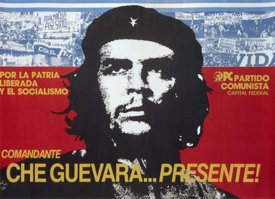 Comandante Che Guevara Presidente Por Patria | Vintage War Propaganda Posters 1891-1970