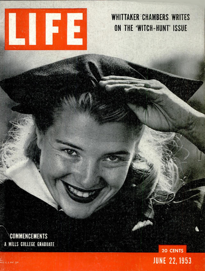 Commencements 22 Jun 1953 Copyright Life Magazine | Life Magazine BW Photo Covers 1936-1970