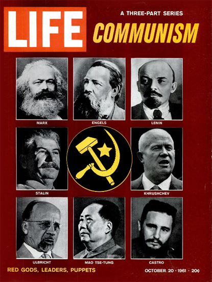 Communism Red Goods Puppets 20 Oct 1961 Copyright Life Magazine | Life Magazine BW Photo Covers 1936-1970