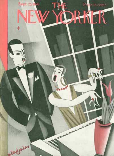 Constantin Alajalov The New Yorker 1926_09_25 Copyright | The New Yorker Graphic Art Covers 1925-1945