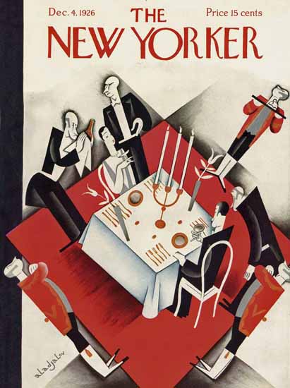 Constantin Alajalov The New Yorker 1926_12_04 Copyright | The New Yorker Graphic Art Covers 1925-1945