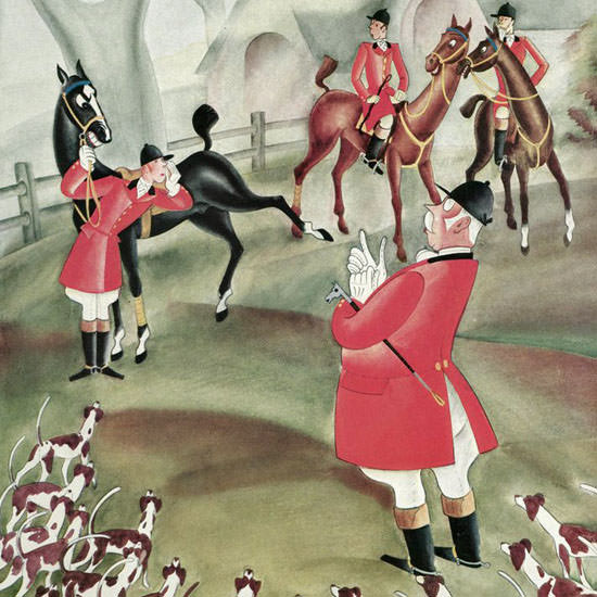 Constantin Alajalov The New Yorker 1929_11_02 Copyright crop | Best of Vintage Cover Art 1900-1970