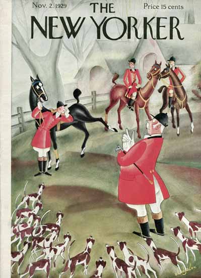 Constantin Alajalov The New Yorker 1929_11_02 Copyright | The New Yorker Graphic Art Covers 1925-1945