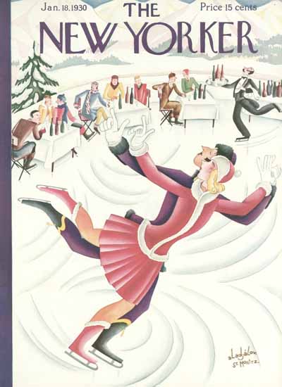 Constantin Alajalov The New Yorker 1930_01_18 Copyright | The New Yorker Graphic Art Covers 1925-1945