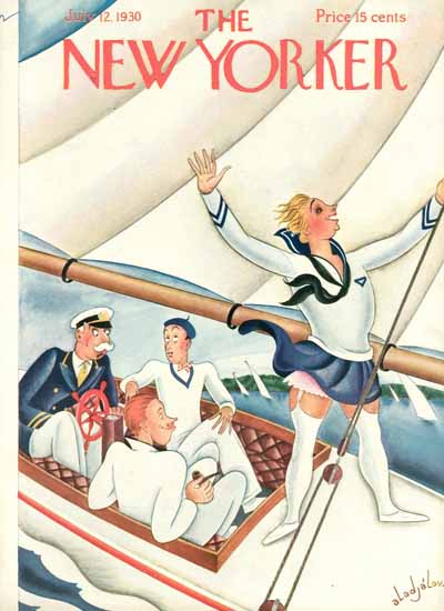 Constantin Alajalov The New Yorker 1930_07_12 Copyright | The New Yorker Graphic Art Covers 1925-1945