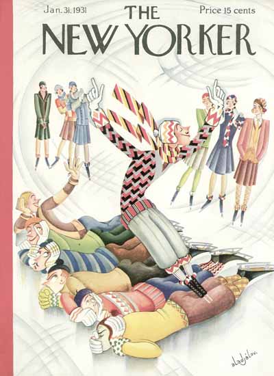 Constantin Alajalov The New Yorker 1931_01_31 Copyright | The New Yorker Graphic Art Covers 1925-1945