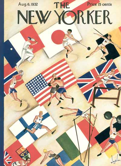 Constantin Alajalov The New Yorker 1932_08_06 Copyright | The New Yorker Graphic Art Covers 1925-1945