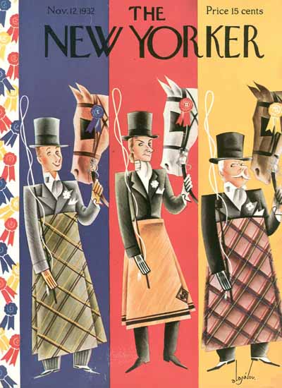 Constantin Alajalov The New Yorker 1932_11_12 Copyright | The New Yorker Graphic Art Covers 1925-1945