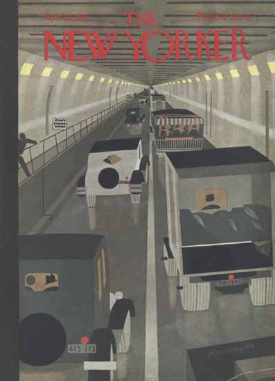 Constantin Alajalov The New Yorker 1933_04_08 Copyright | The New Yorker Graphic Art Covers 1925-1945