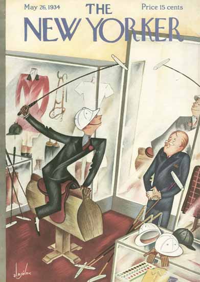 Constantin Alajalov The New Yorker 1934_05_26 Copyright | The New Yorker Graphic Art Covers 1925-1945