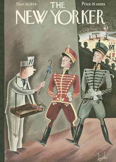 Constantin Alajalov The New Yorker 1934_11_10 Copyright | The New Yorker Graphic Art Covers 1925-1945