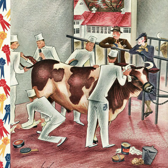 Constantin Alajalov The New Yorker 1935_10_05 Copyright crop | Best of 1930s Ad and Cover Art