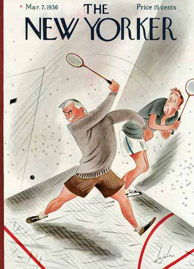 Constantin Alajalov The New Yorker 1936_03_07 Copyright | The New Yorker Graphic Art Covers 1925-1945