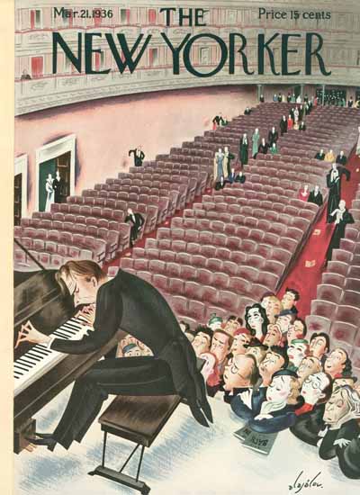 Constantin Alajalov The New Yorker 1936_03_21 Copyright | The New Yorker Graphic Art Covers 1925-1945