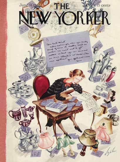 Constantin Alajalov The New Yorker 1938_06_11 Copyright | The New Yorker Graphic Art Covers 1925-1945