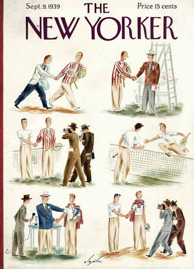 Constantin Alajalov The New Yorker 1939_09_09 Copyright | The New Yorker Graphic Art Covers 1925-1945