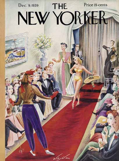 Constantin Alajalov The New Yorker 1939_12_09 Copyright | The New Yorker Graphic Art Covers 1925-1945