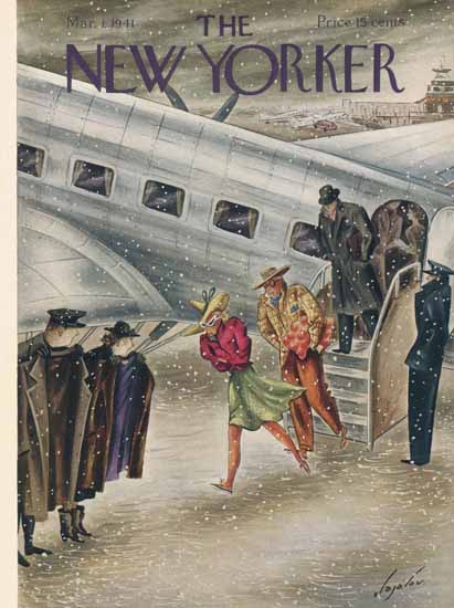 Constantin Alajalov The New Yorker 1941_03_01 Copyright | The New Yorker Graphic Art Covers 1925-1945