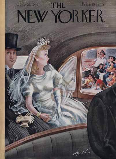 Constantin Alajalov The New Yorker 1942_06_20 Copyright | The New Yorker Graphic Art Covers 1925-1945