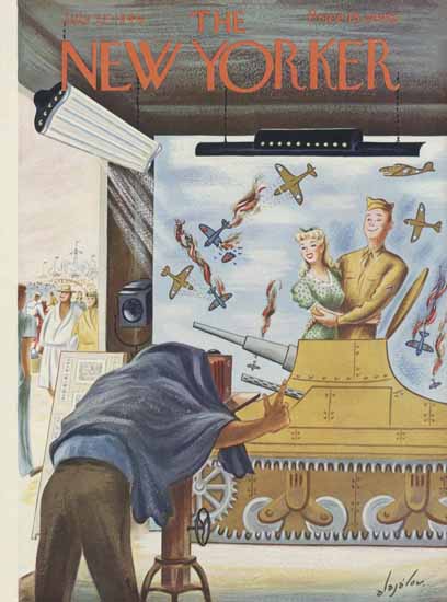 Constantin Alajalov The New Yorker 1944_07_22 Copyright | The New Yorker Graphic Art Covers 1925-1945