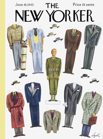 Constantin Alajalov The New Yorker 1945_06_16 Copyright | The New Yorker Graphic Art Covers 1925-1945