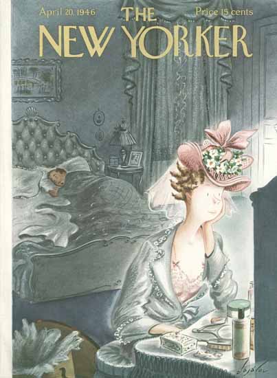 Constantin Alajalov The New Yorker 1946_04_20 Copyright | The New Yorker Graphic Art Covers 1946-1970