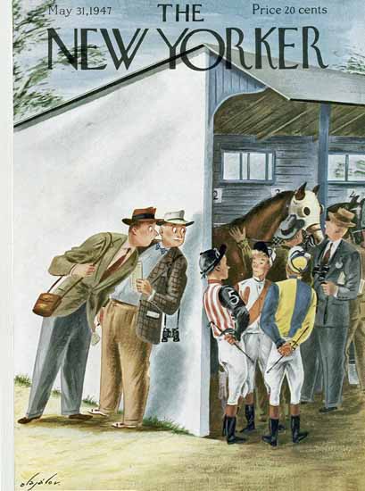 Constantin Alajalov The New Yorker 1947_05_31 Copyright | The New Yorker Graphic Art Covers 1946-1970