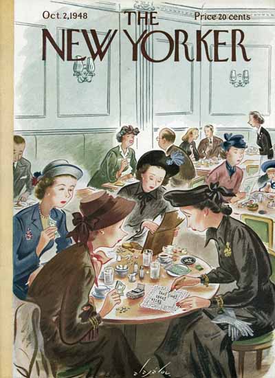 Constantin Alajalov The New Yorker 1948_10_02 Copyright | The New Yorker Graphic Art Covers 1946-1970