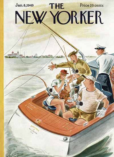 Constantin Alajalov The New Yorker 1949_01_08 Copyright | The New Yorker Graphic Art Covers 1946-1970