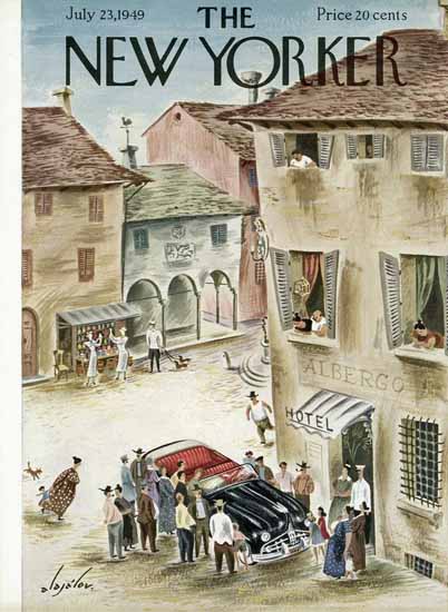 Constantin Alajalov The New Yorker 1949_07_23 Copyright | The New Yorker Graphic Art Covers 1946-1970