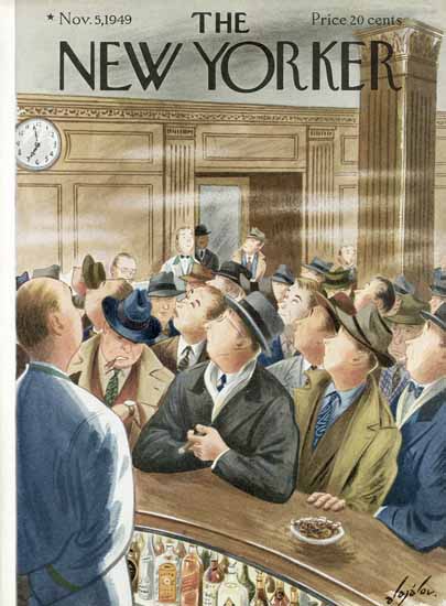 Constantin Alajalov The New Yorker 1949_11_05 Copyright | The New Yorker Graphic Art Covers 1946-1970